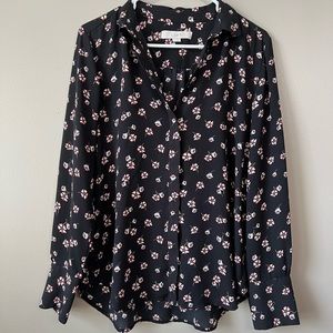 Loft Floral Long Sleeve Blouse